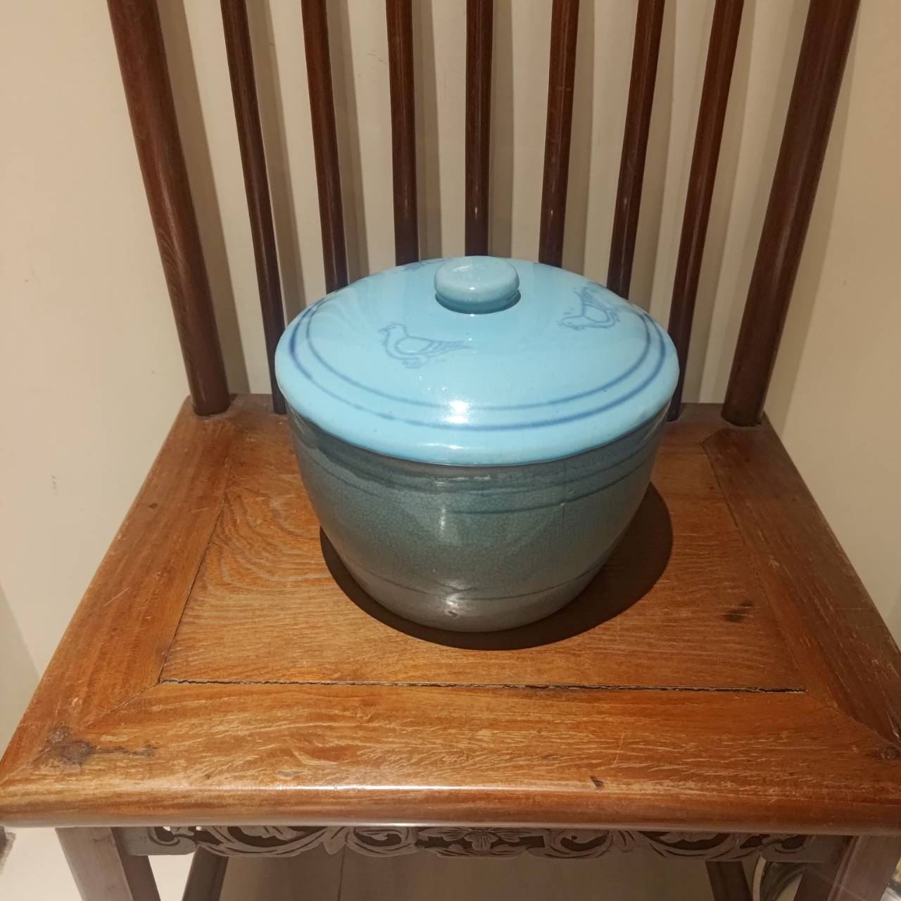 Rustic, large vintage cooking pot with lid c. 1960s-1970s  / 1960 至 1970年代復古鄉村風大鍋（附蓋）